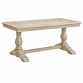 Esstisch 180 x 90 x 76 cm Holz Beige im klassischen Landhausstil